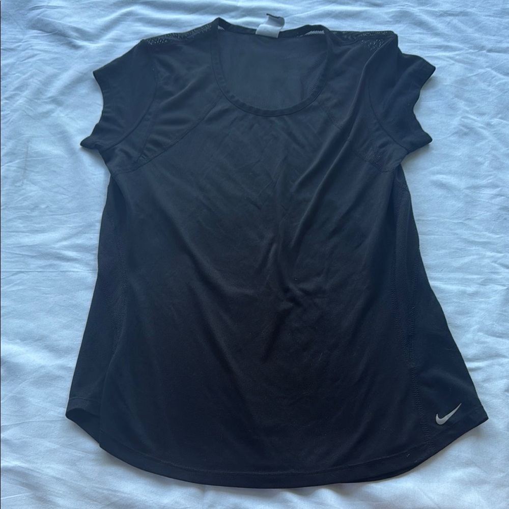 Nike Black Dri-Fit Sleeve T-Shirt